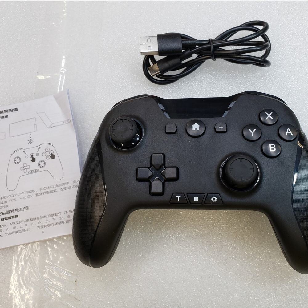 Fonlam Switch Compatible Wireless Controller Gamepad HD-6500. Black
